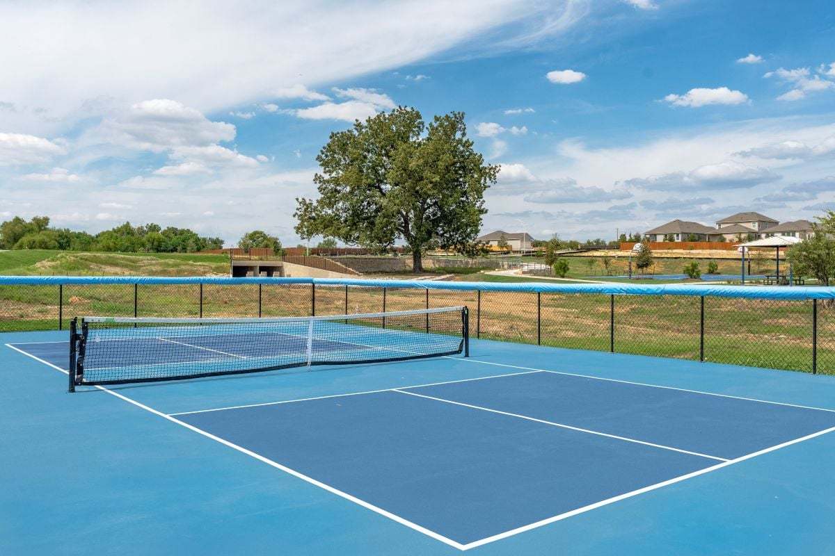Community pickleball court