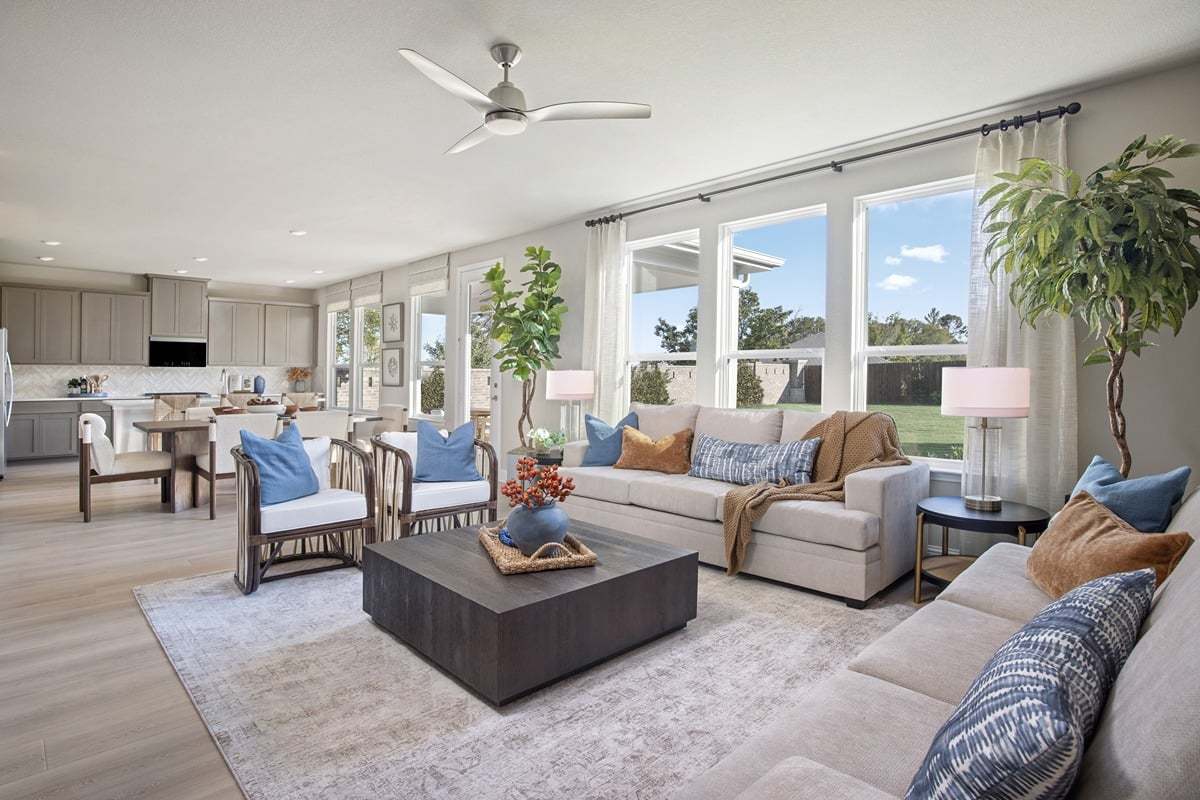 Plan 2444 Modeled - Great room