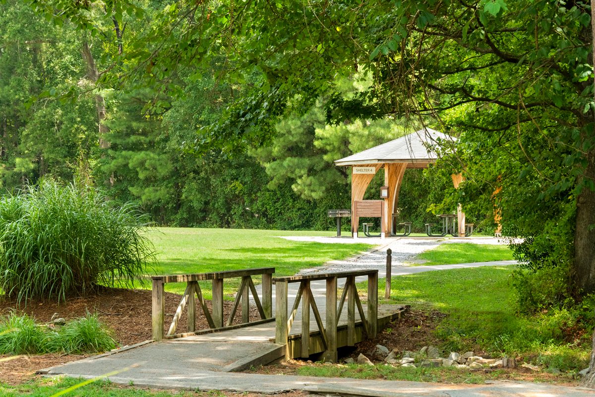 Near Lake Benson Park in Garner
