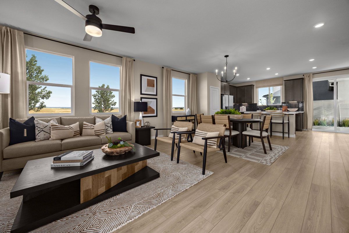 Plan 1708 Modeled - Great room