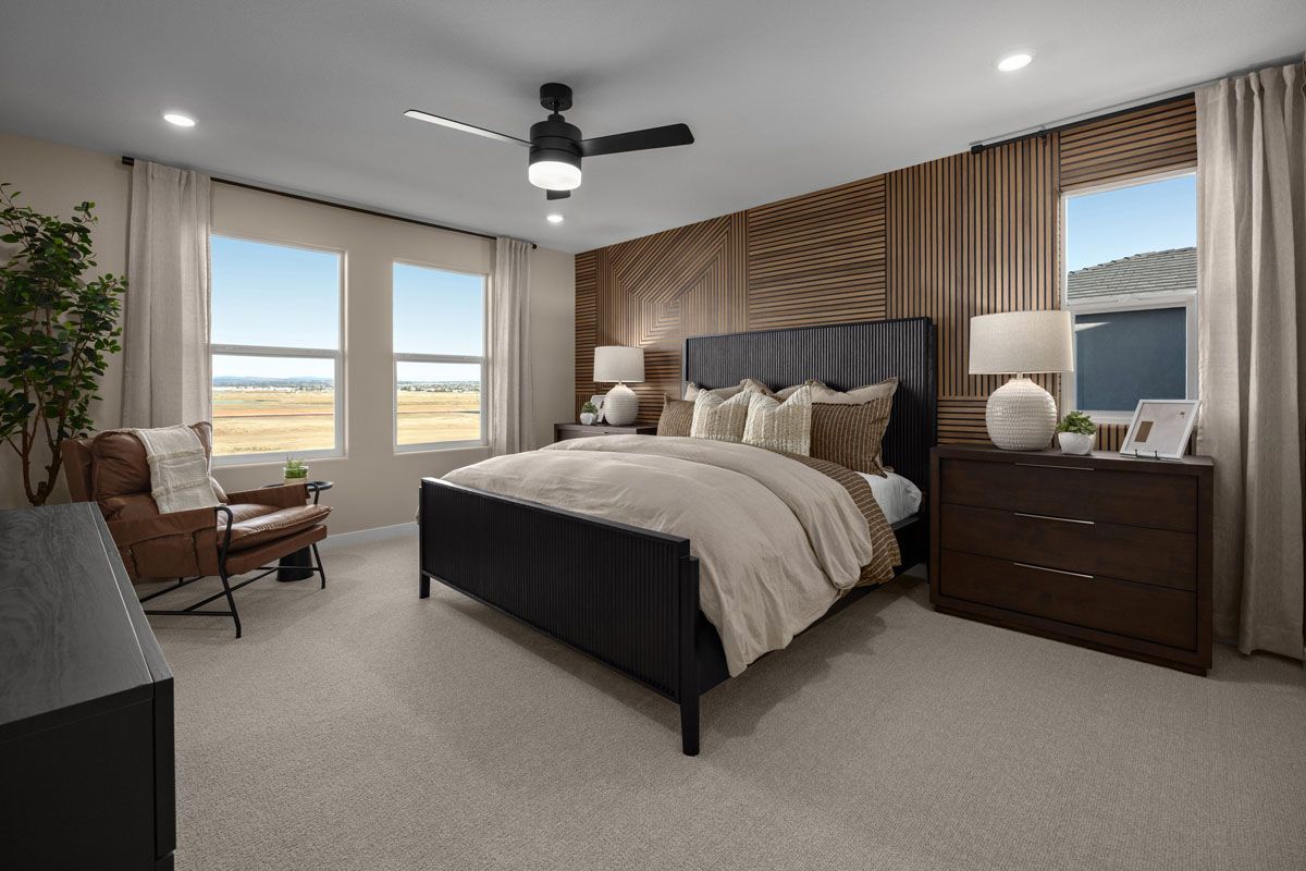 Plan 1708 Modeled - Primary bedroom