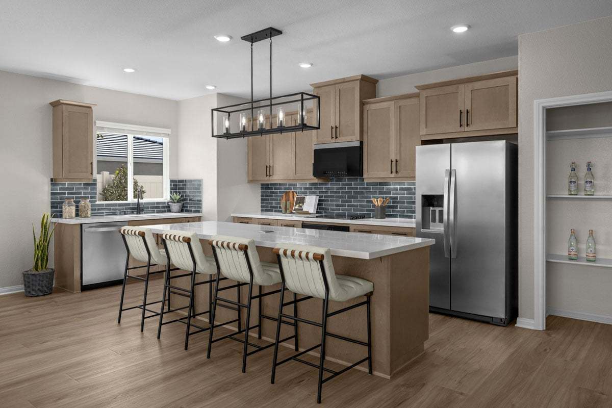 Plan 2763 Modeled - Kitchen