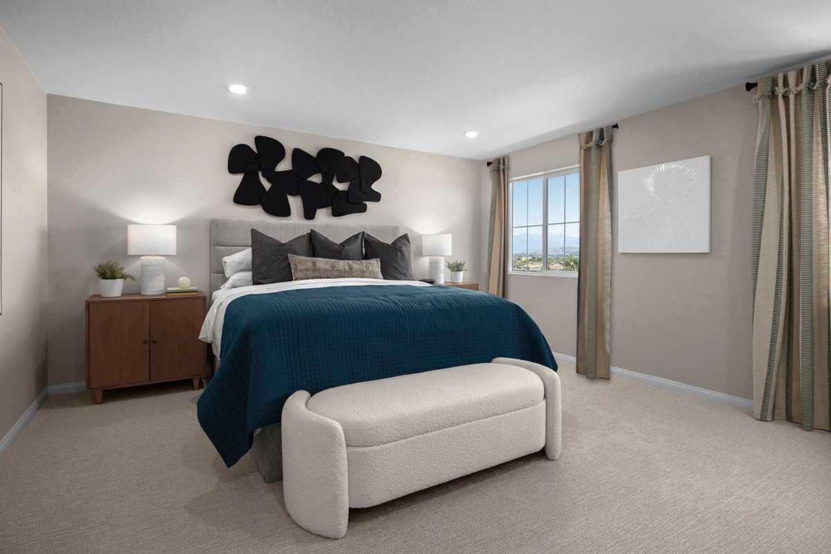 Plan 2763 Modeled - Primary bedroom