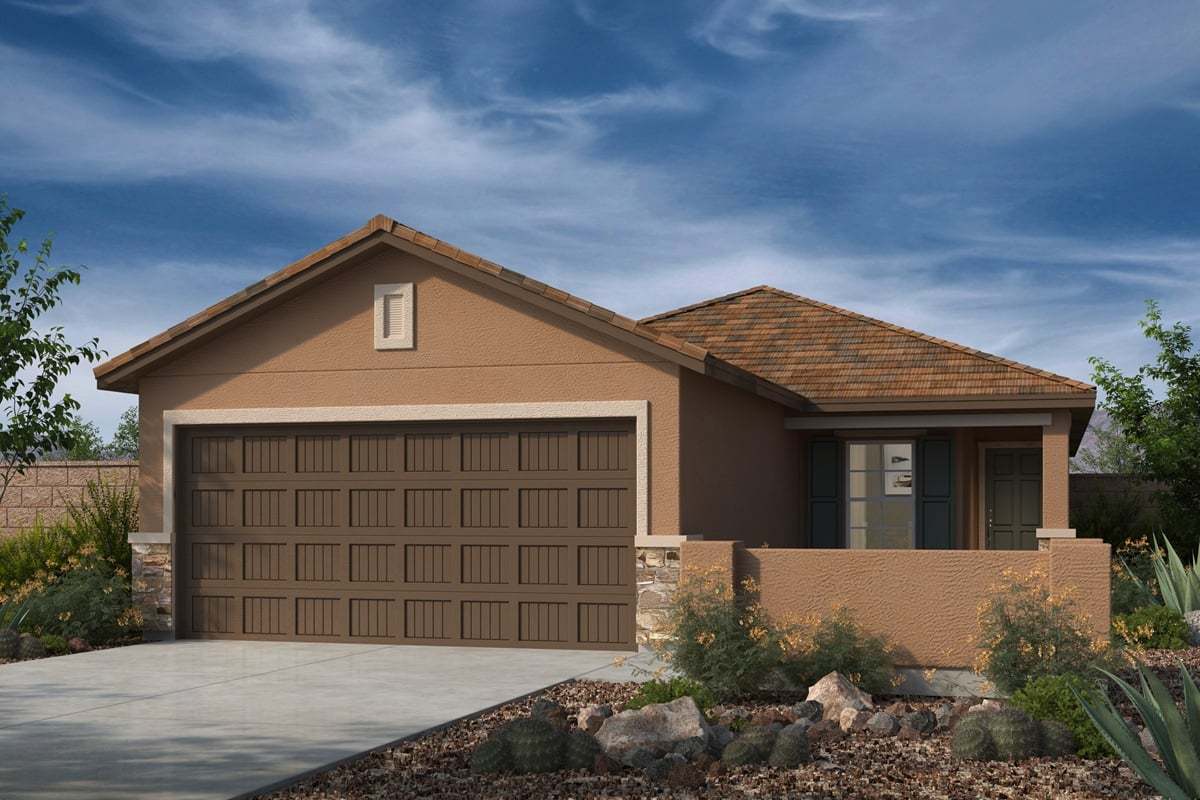 Exterior C with optional stone