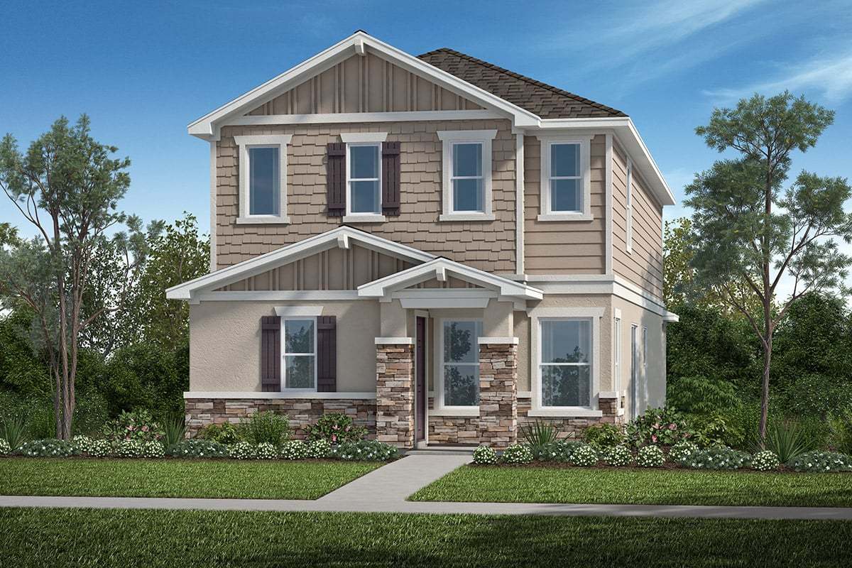 Exterior G with optional stone