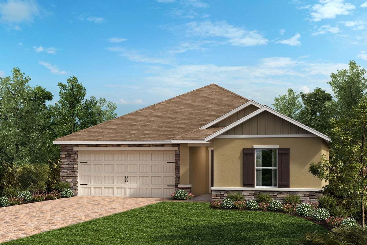 Exterior G with optional stone