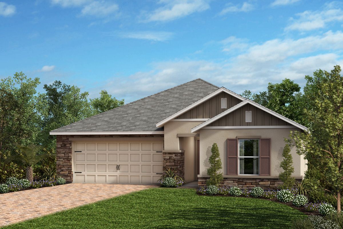 Exterior H with optional stone