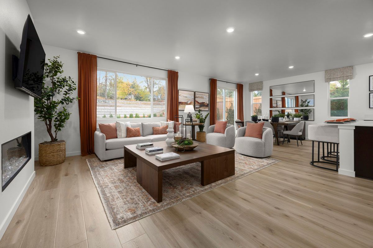 Plan 2070 Modeled - Great room