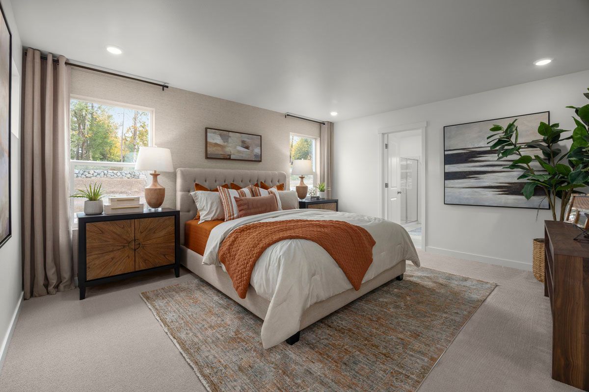Plan 2070 Modeled - Primary bedroom