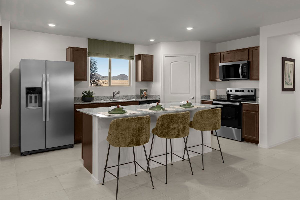 Plan 1465 Modeled - Kitchen