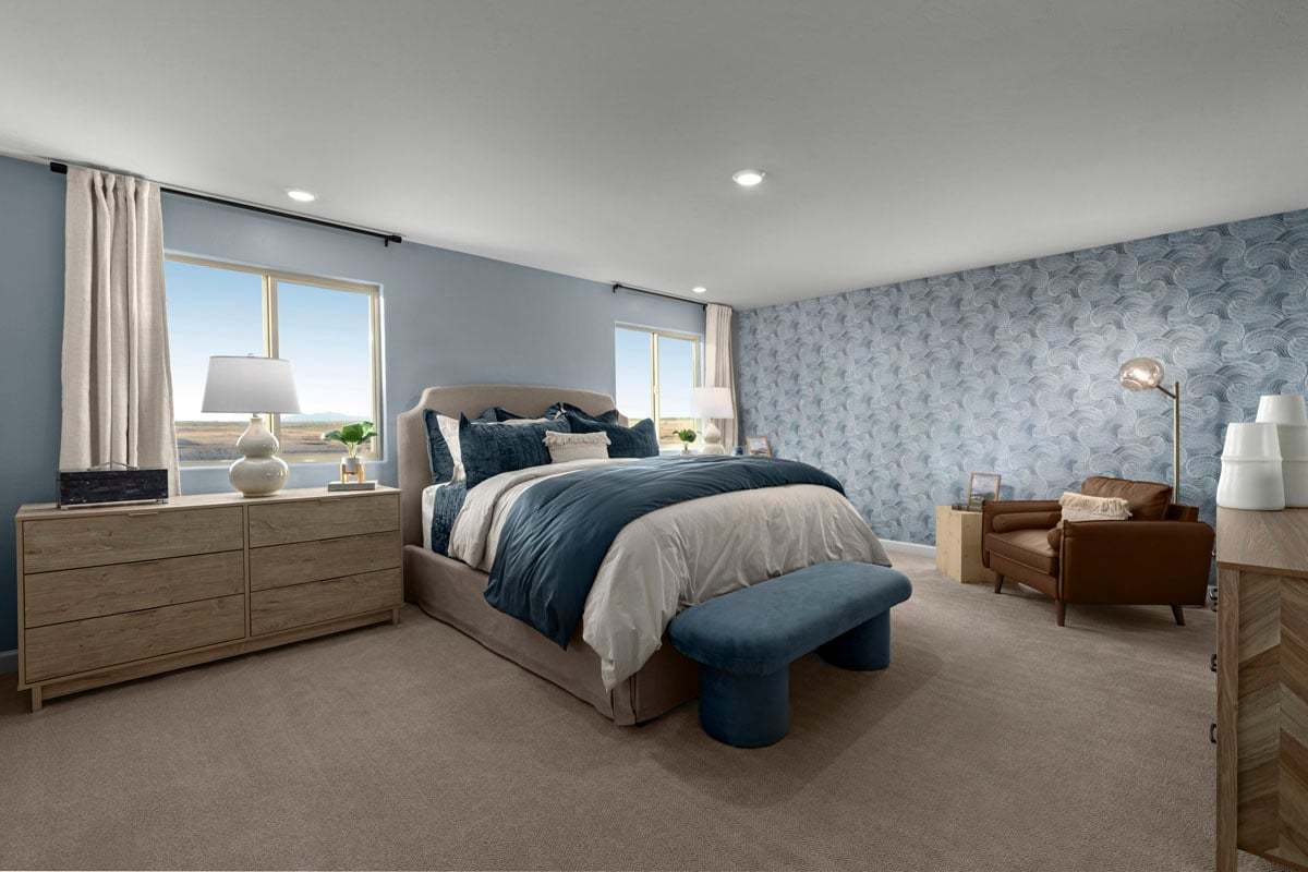 Plan 2212 Modeled - Primary bedroom