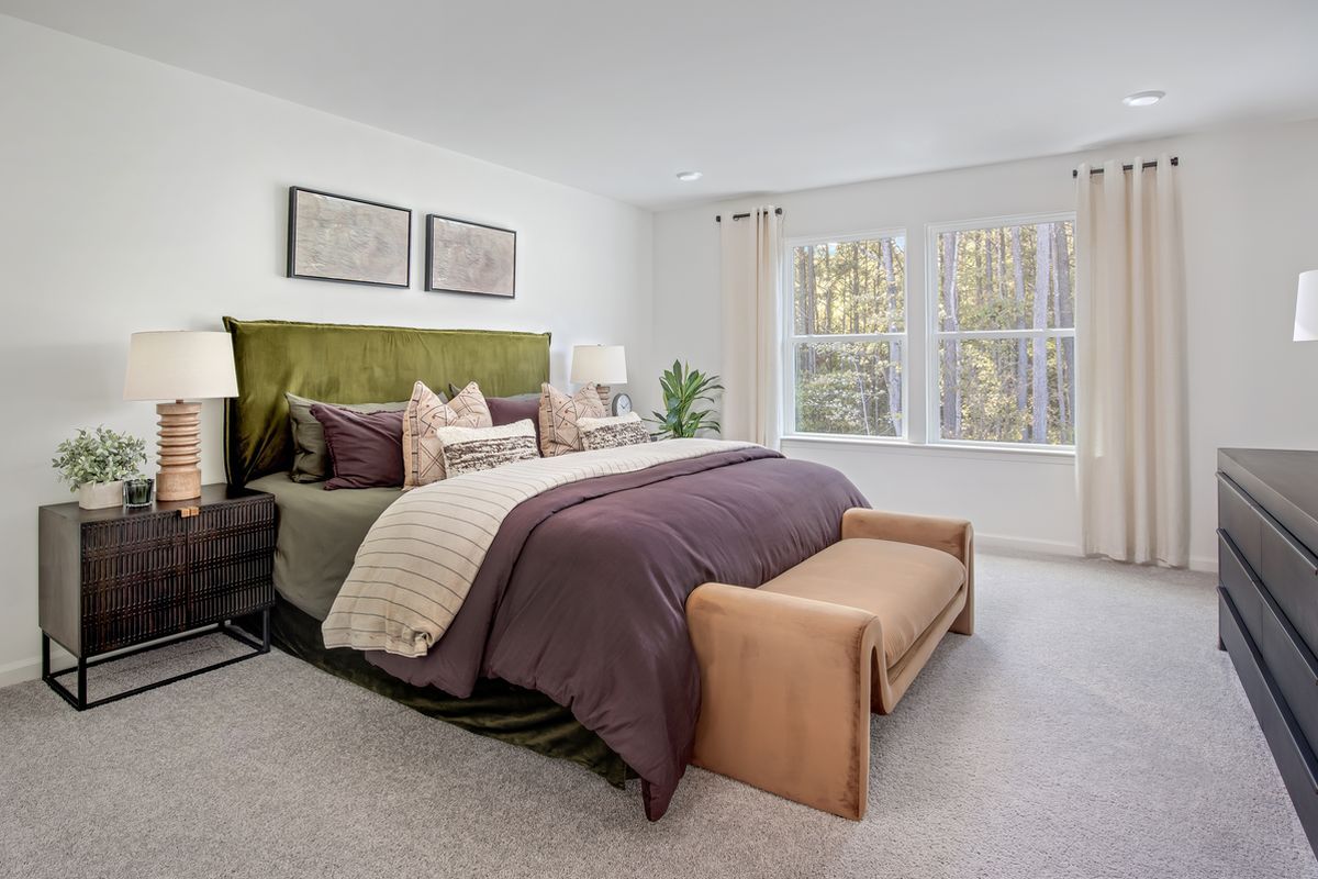 Plan 1731 Modeled - Primary bedroom