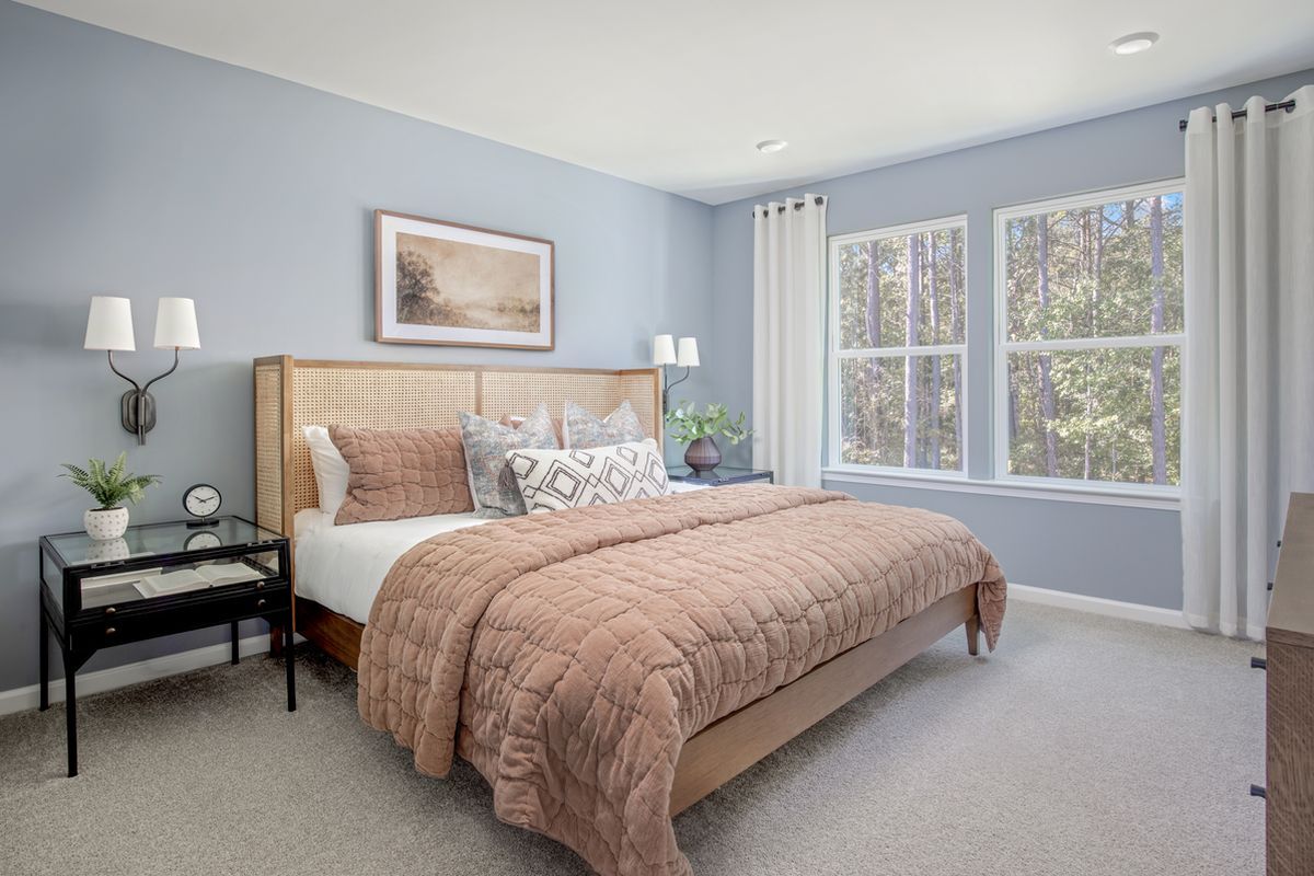 Plan 1566 Modeled - Primary bedroom