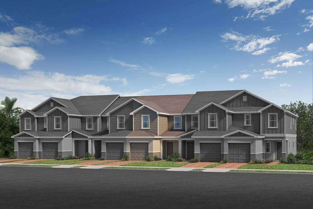 Plan 1463 Modeled - The Sanctuary Townhomes: Clermont, Florida - KB Home