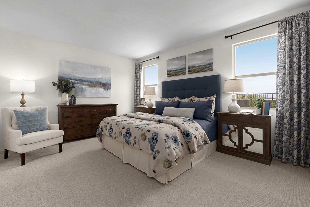 Plan 1849 Modeled - Primary bedroom