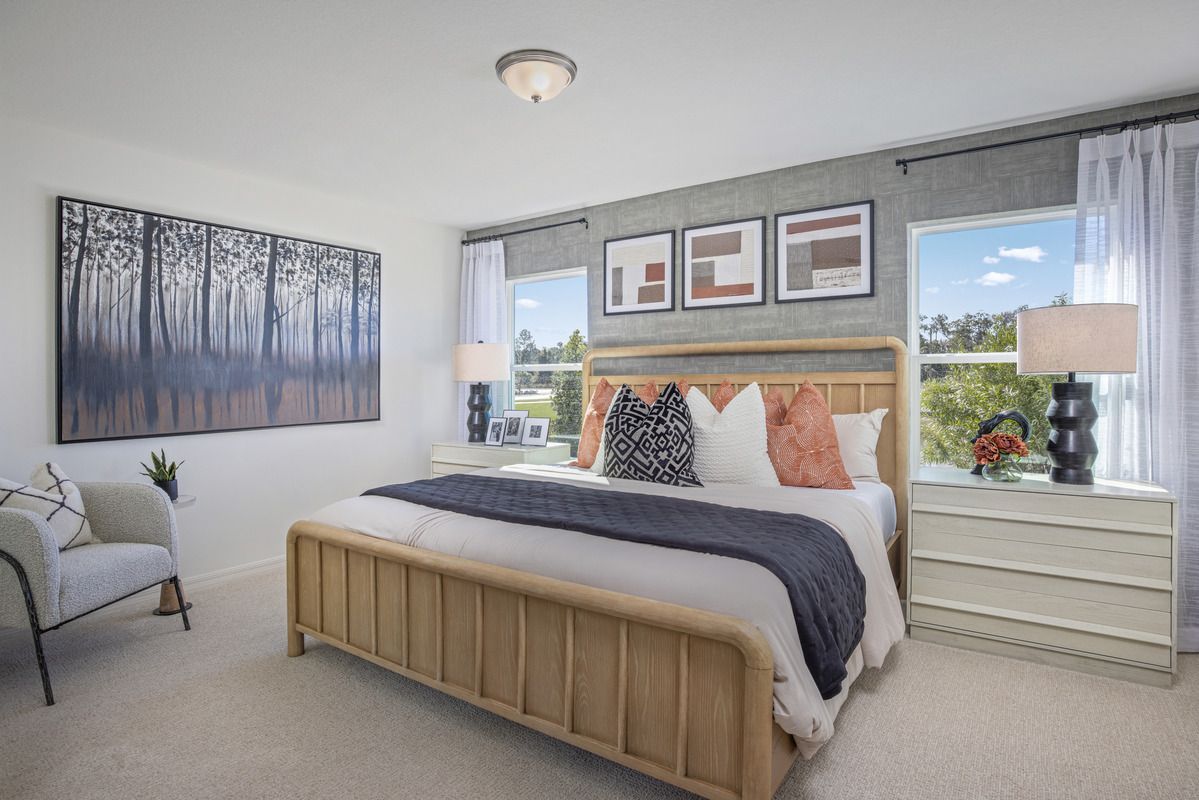 Plan 1511 Modeled - Primary bedroom