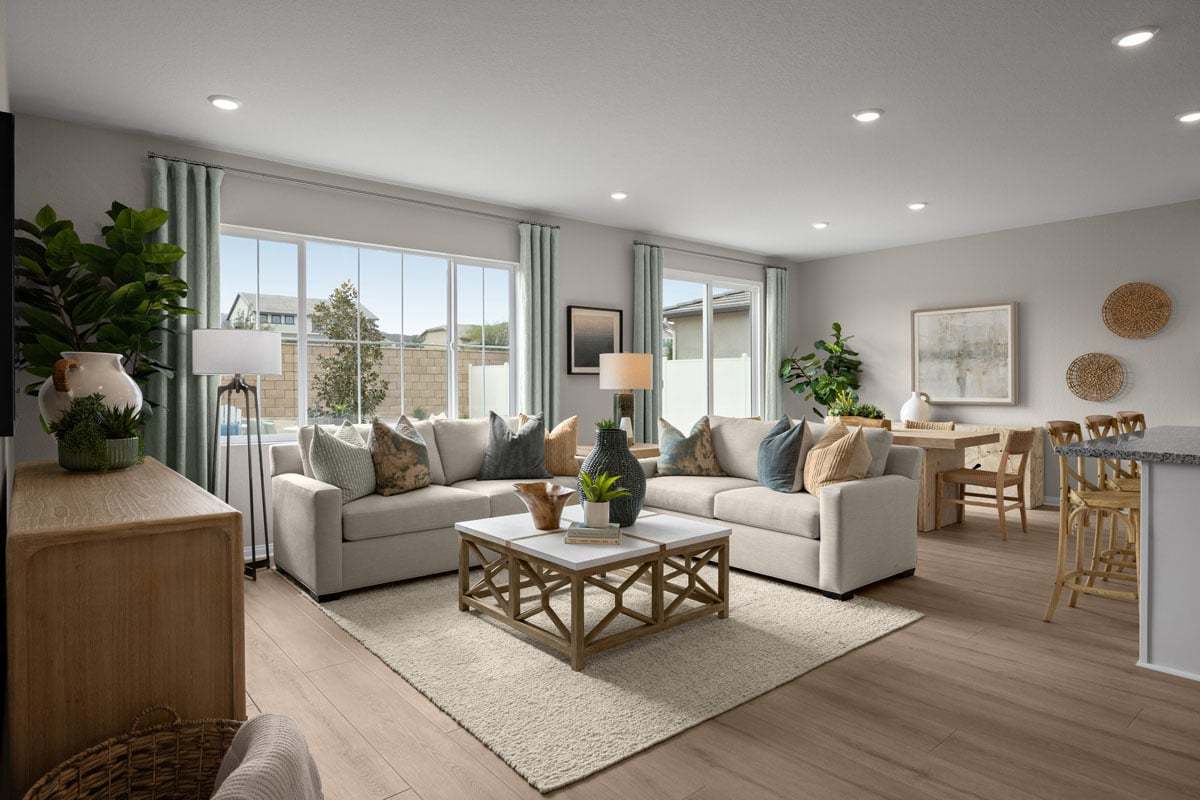 Plan 1539 Modeled - Great room
