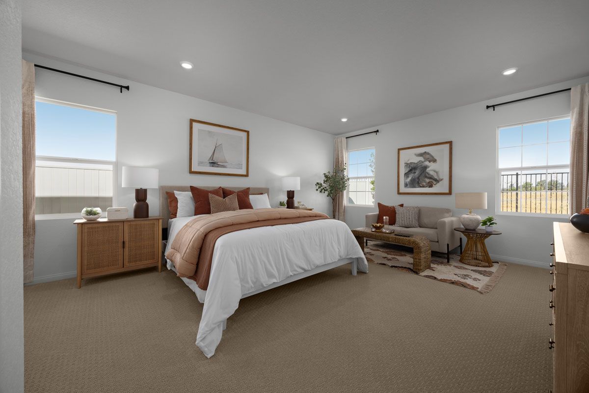 Plan 2321 Modeled - Primary bedroom