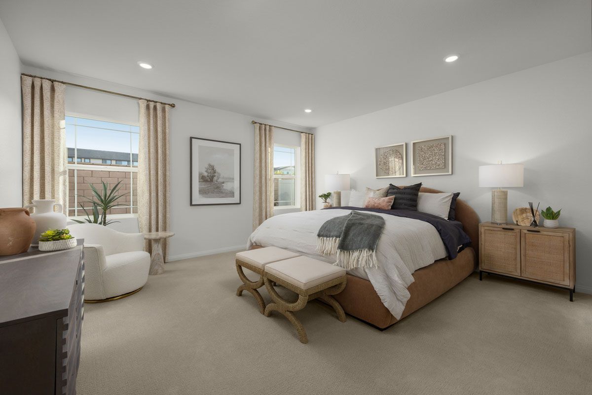 Plan 2195 Modeled - Primary bedroom