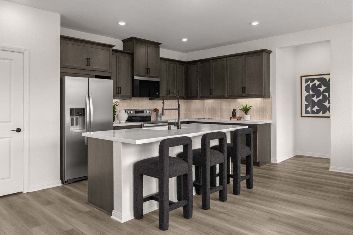 Plan 2543 Modeled - Kitchen