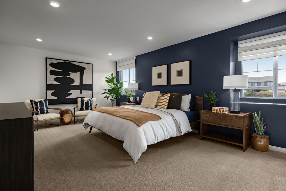 Plan 2543 Modeled - Primary bedroom