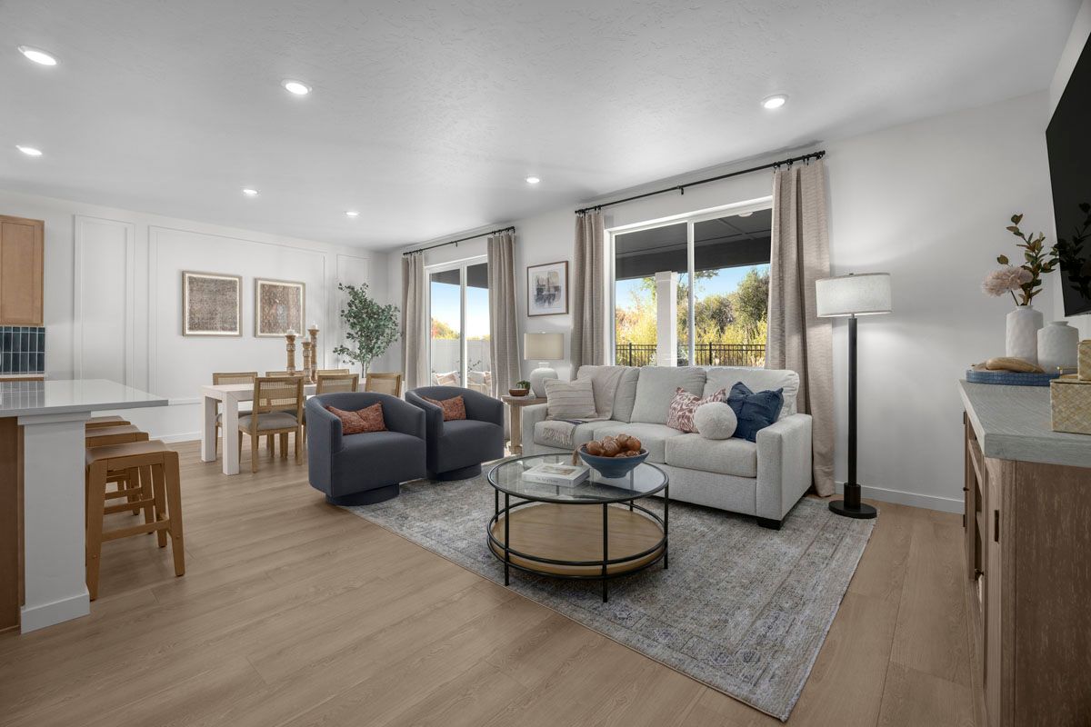 Plan 1646 Modeled - Great room