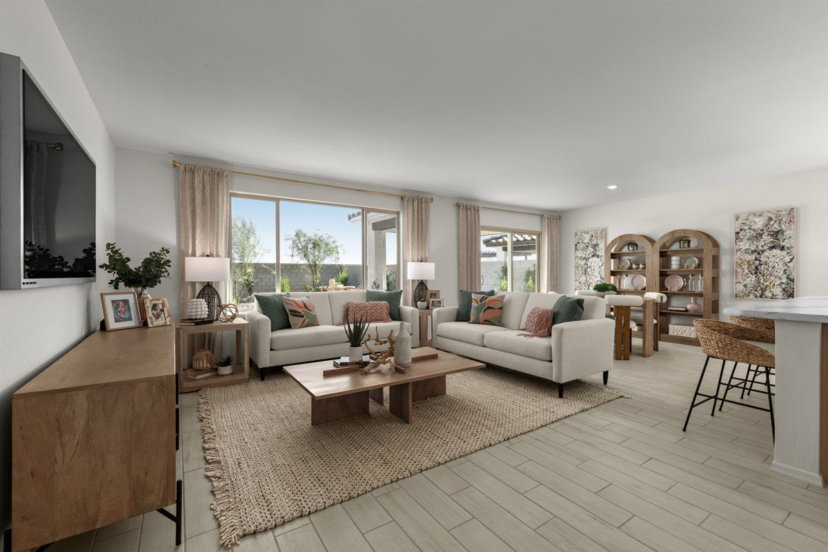 Plan 1513 Modeled - Great room