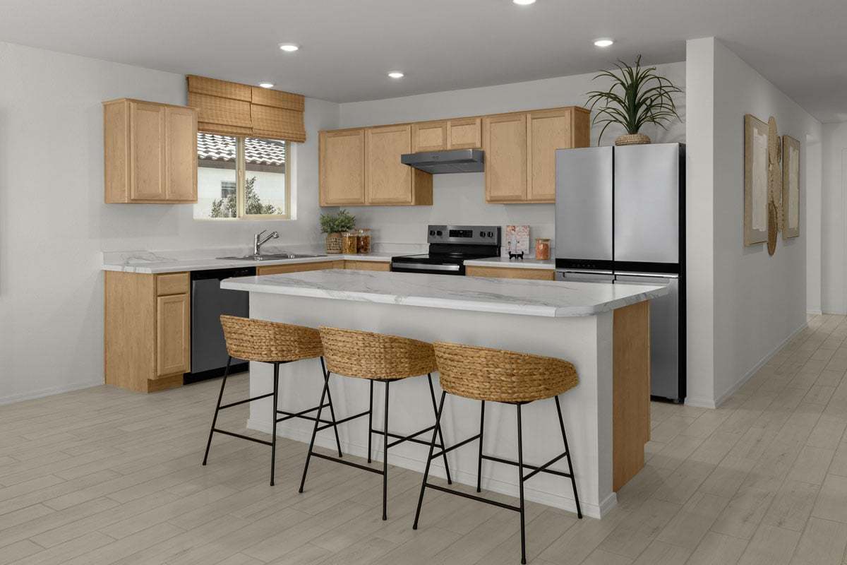 Plan 1513 Modeled - Kitchen
