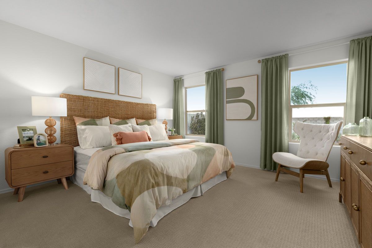 Plan 1513 Modeled - Primary bedroom