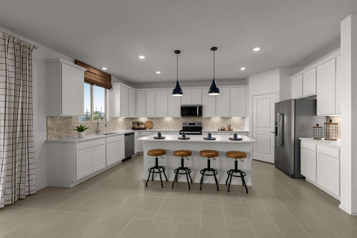Plan 2373 Modeled - Kitchen