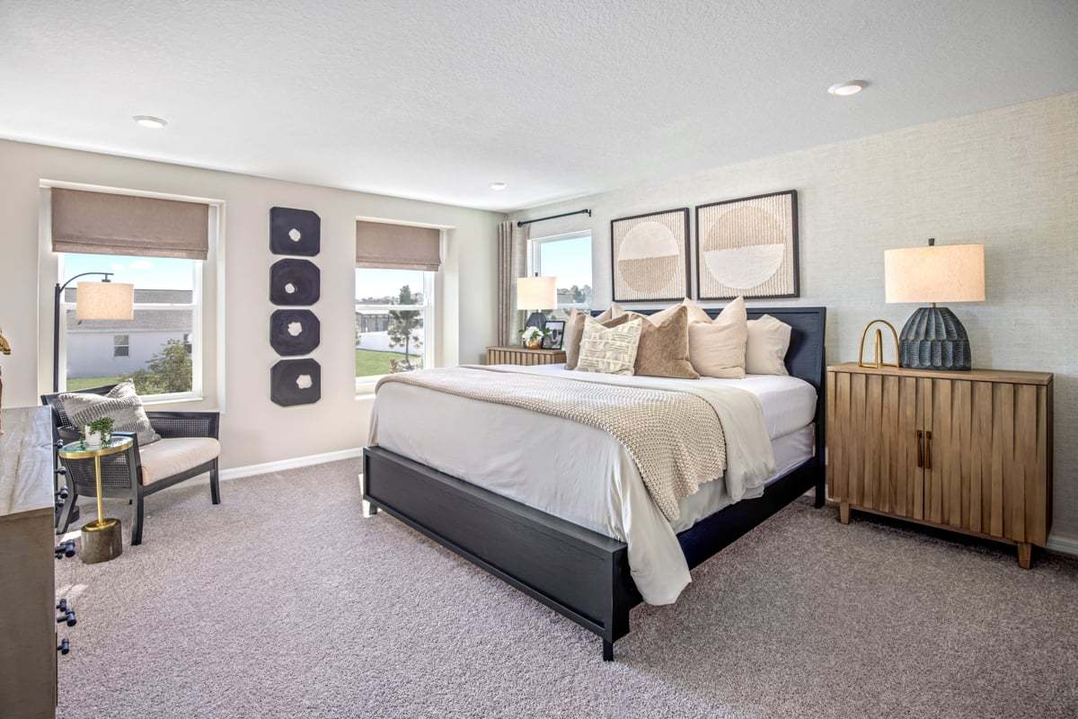 Plan 1852 Modeled - Primary bedroom