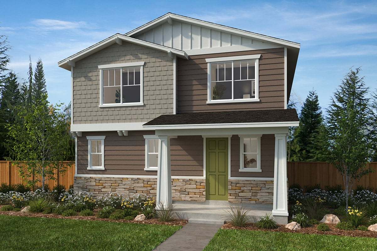 Exterior B with optional masonry
