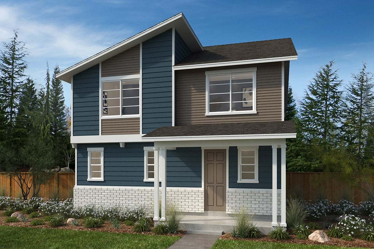 Exterior D with optional masonry