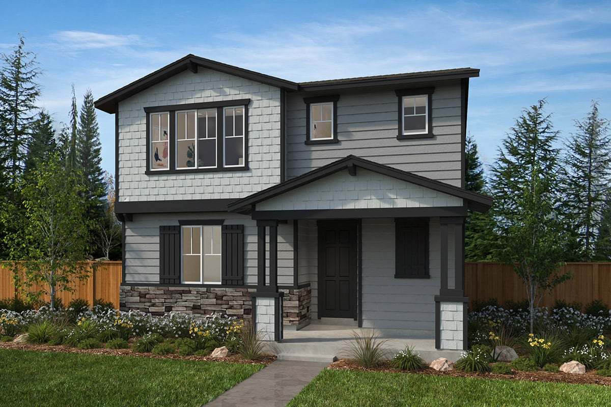 Exterior B with optional masonry