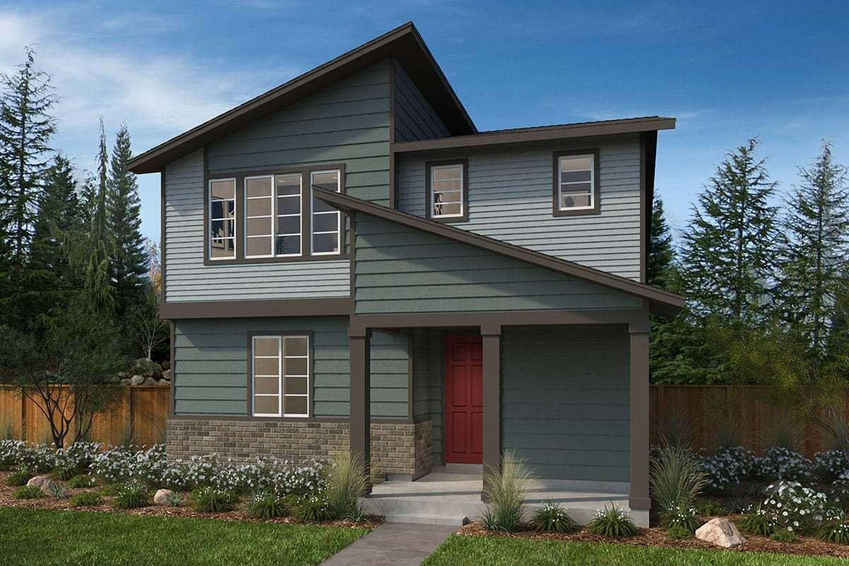 Exterior D with optional masonry
