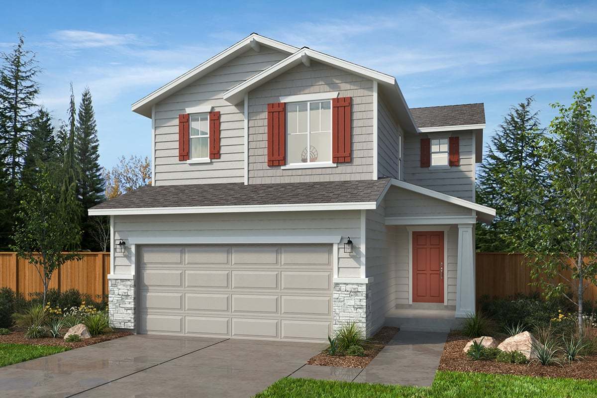 Exterior B with optional masonry