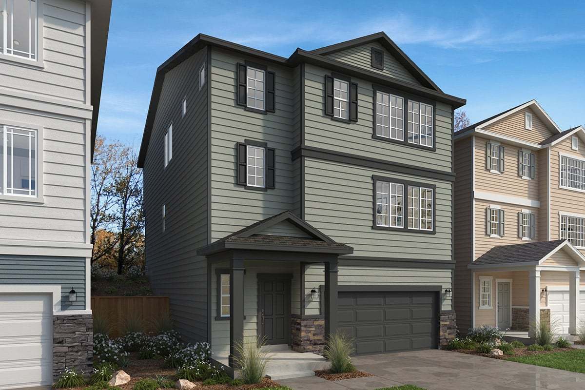 Exterior A with optional masonry