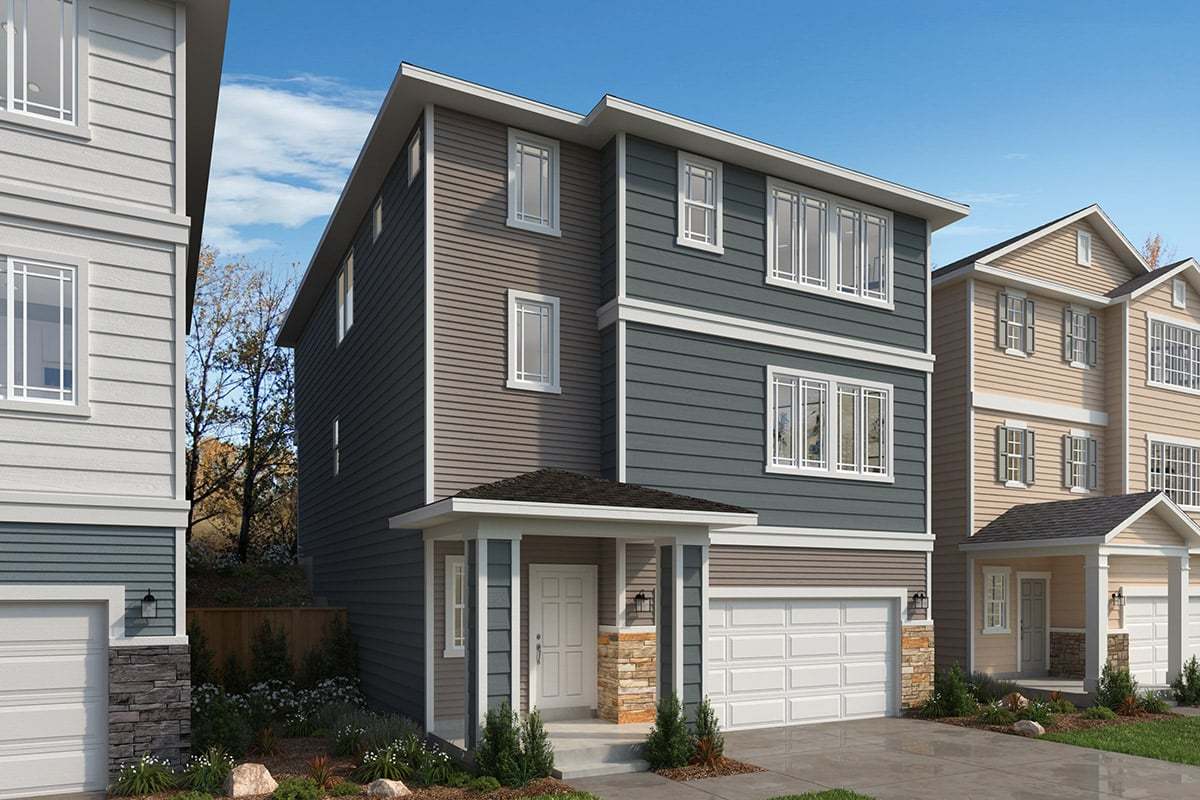 Exterior C with optional masonry