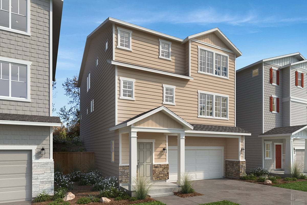 Exterior A with optional masonry