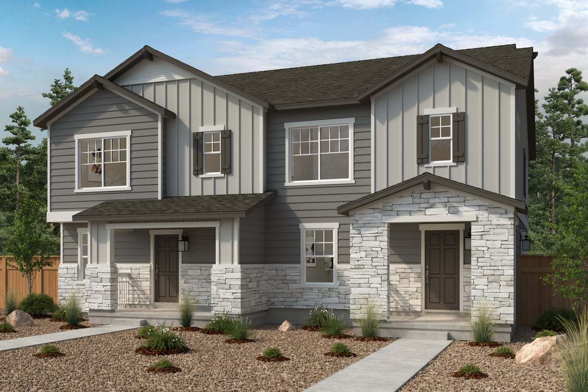 Plan 1672 Modeled - Painted Prairie Villas: Aurora, Colorado - KB Home
