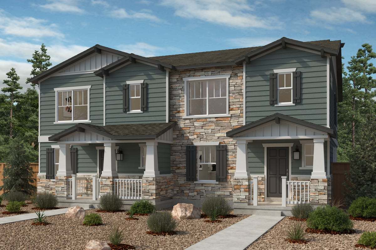 Plan 1672 Modeled - Painted Prairie Villas: Aurora, Colorado - KB Home