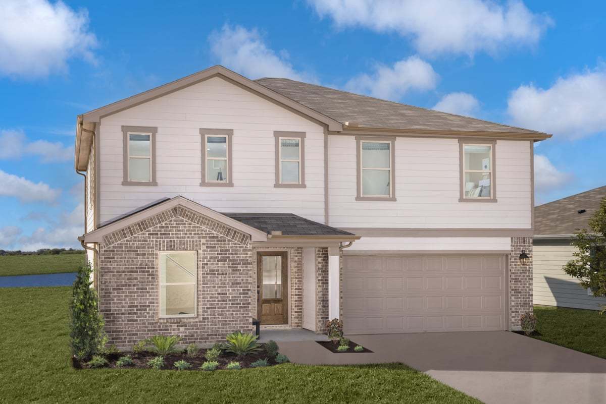 Plan 2444 Modeled - Saddlebrook Preserve: Beasley, Texas - KB Home