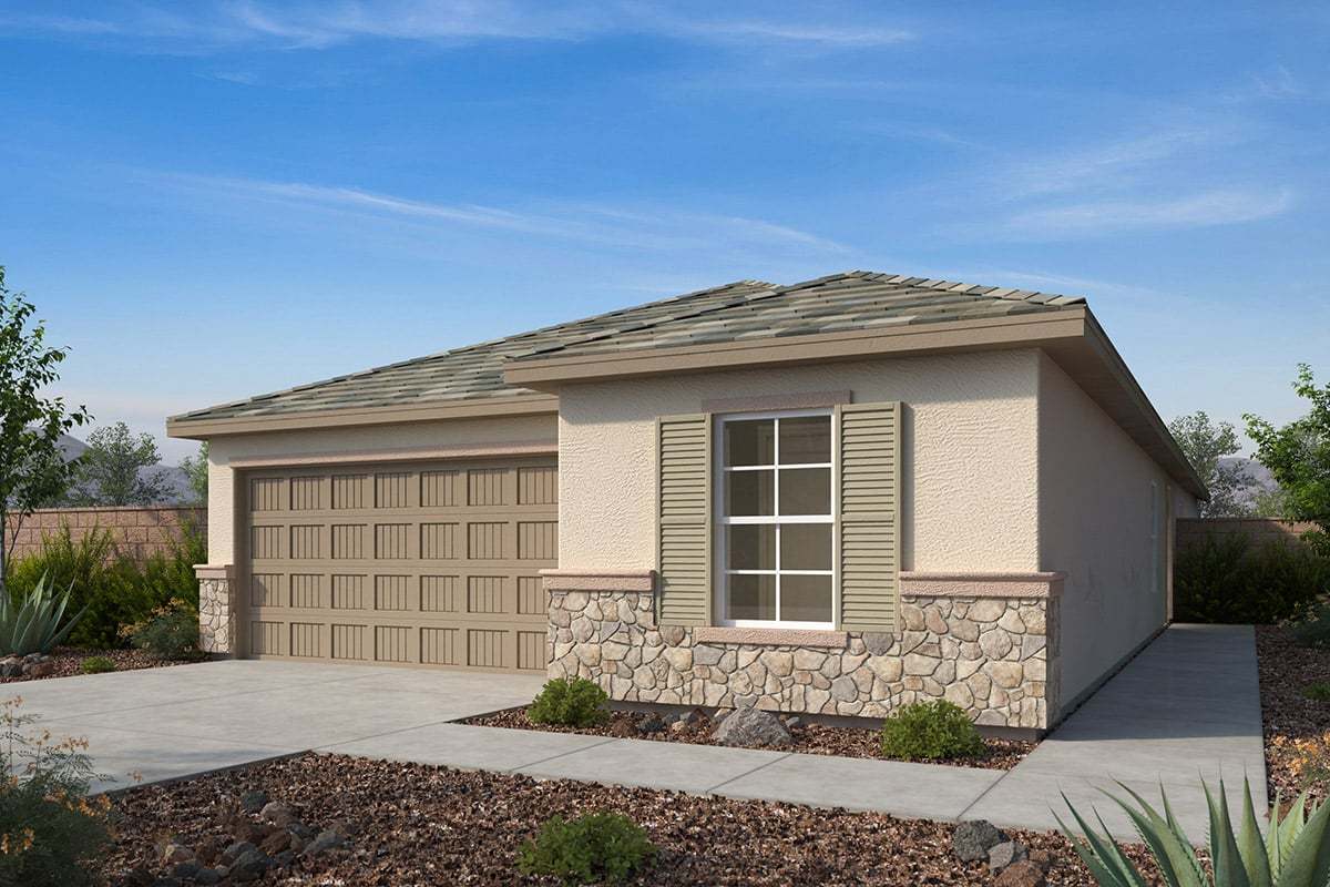 Exterior C with optional stone