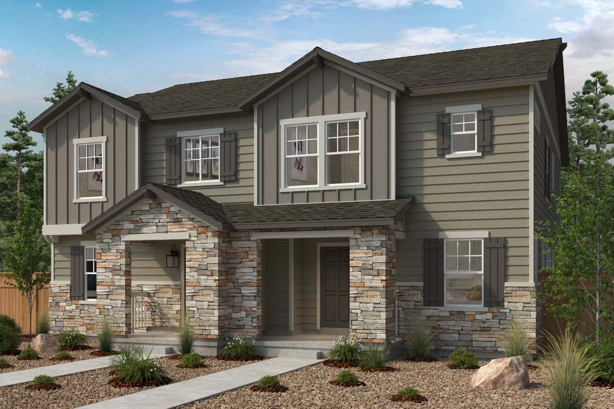 Plan 1672 Modeled - Painted Prairie Villas: Aurora, Colorado - KB Home