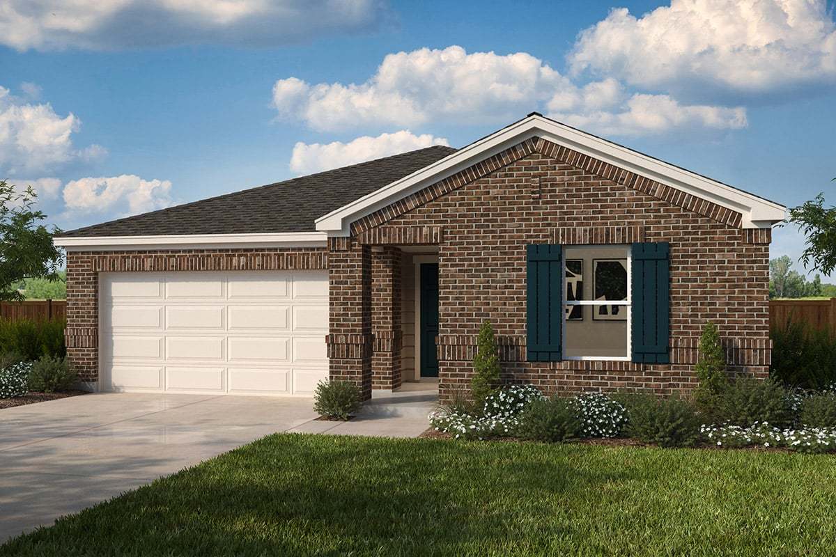 Plan 1492 - Saddlebrook Preserve: Beasley, Texas - KB Home