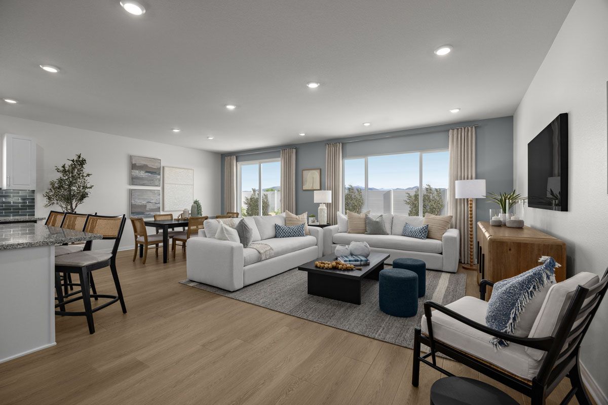 Plan 1882 Modeled - Great room