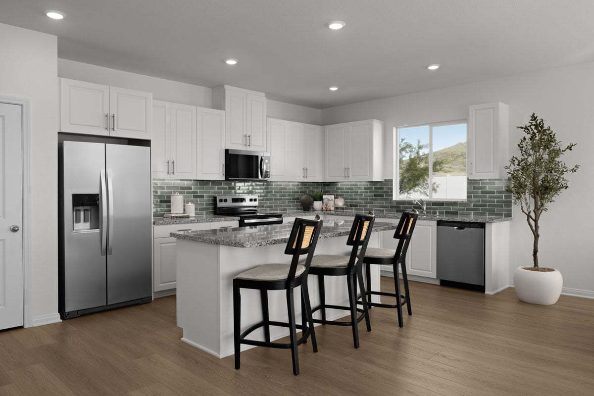 Plan 1882 Modeled - Kitchen