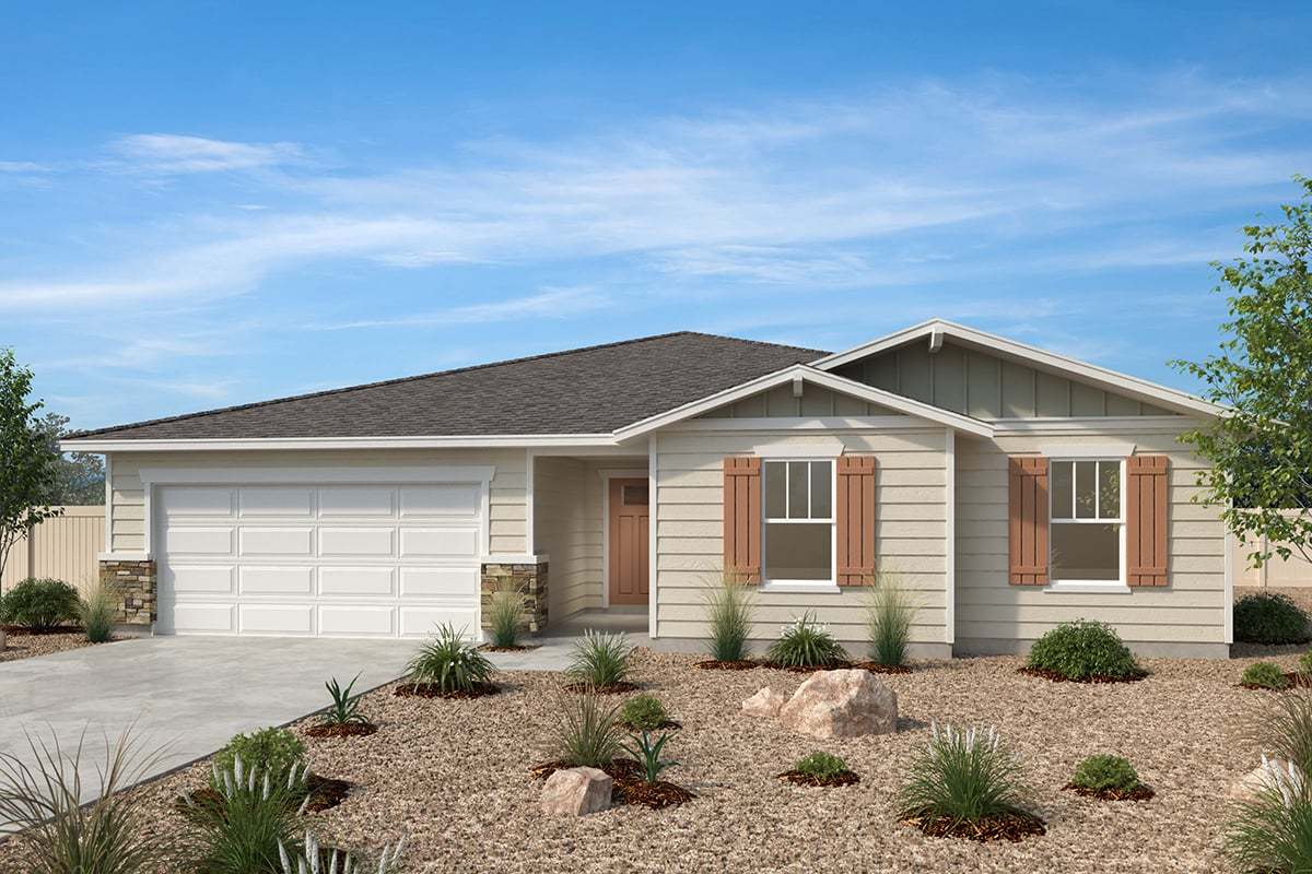 Exterior B with optional masonry