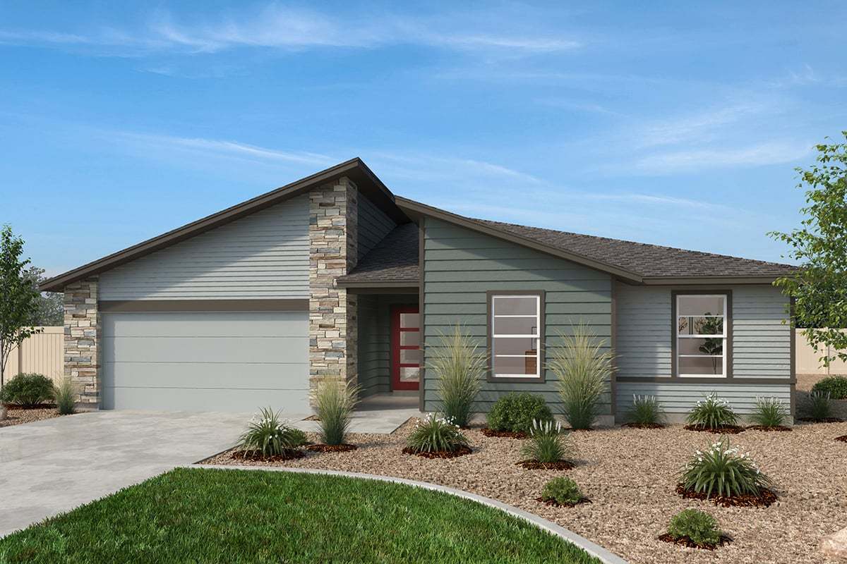 Exterior D with optional masonry