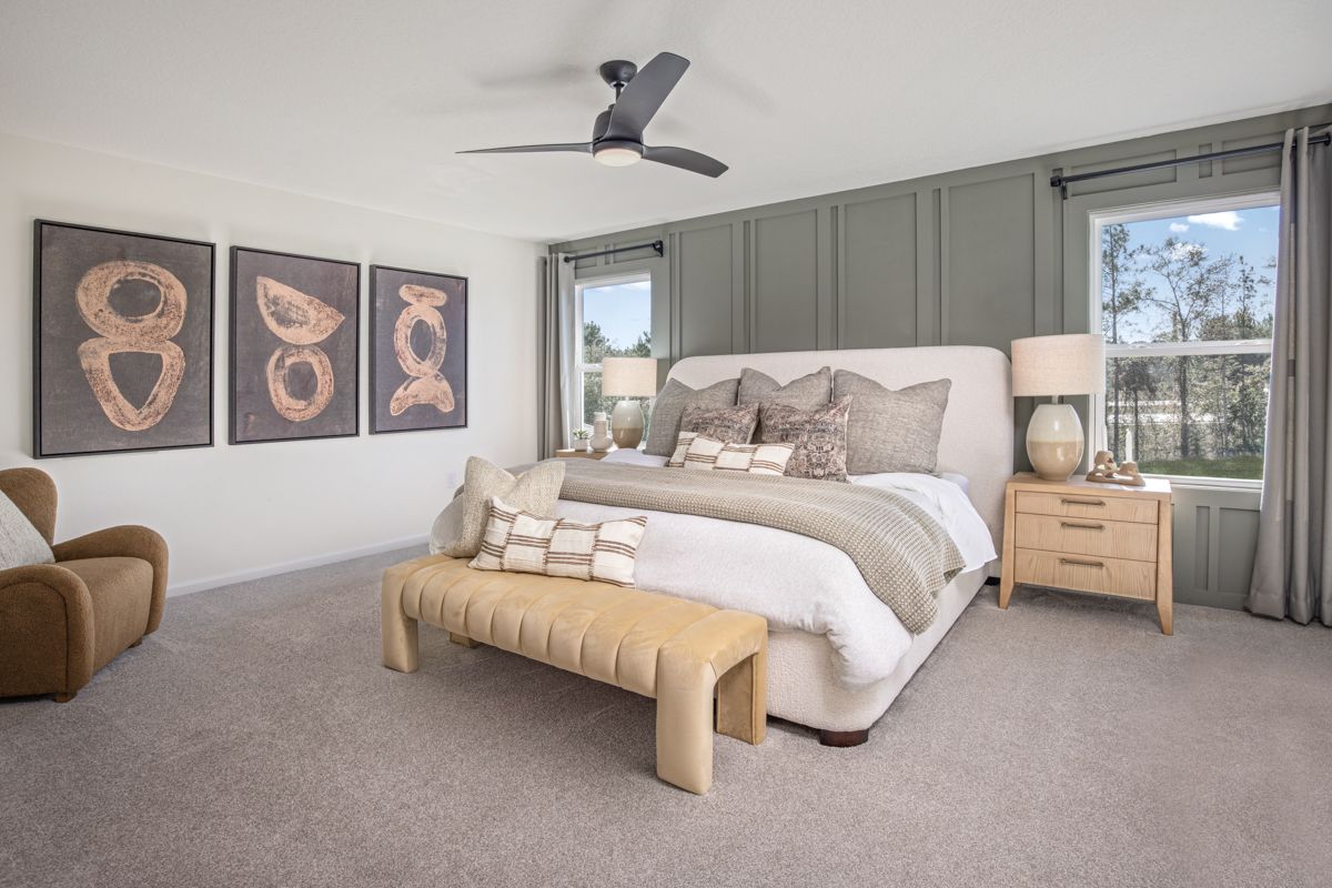 Plan 2089 Modeled - Primary bedroom